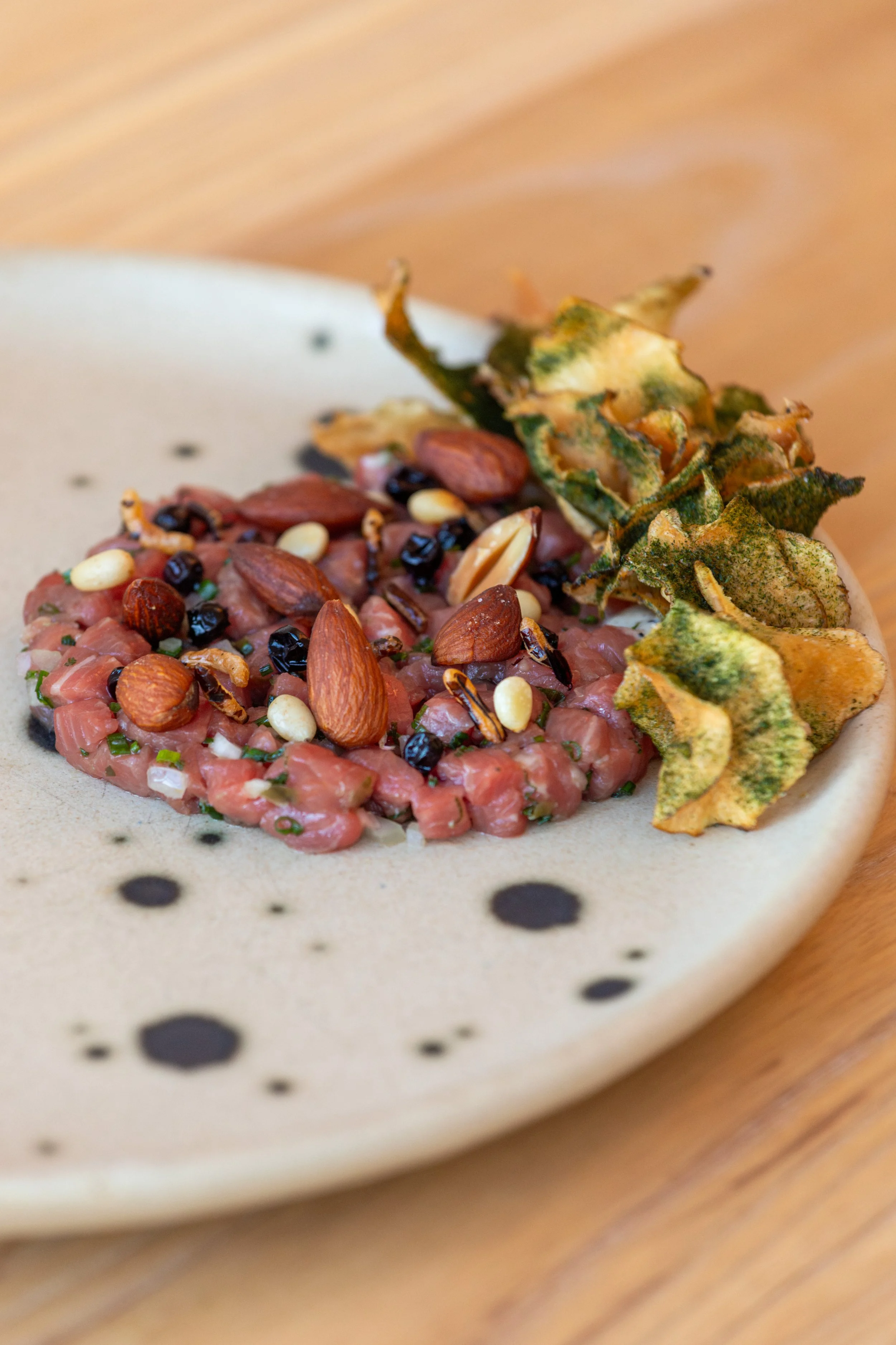 StarChefs - Texas Wagyu Beef Tartare | Roots Southern Table